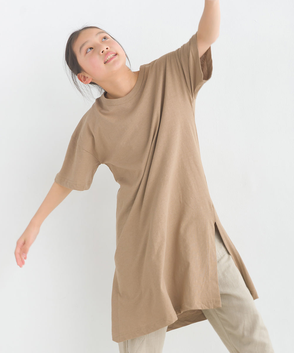 【OMNES】キッズ 綿麻カット ワンピース【1521-9034】