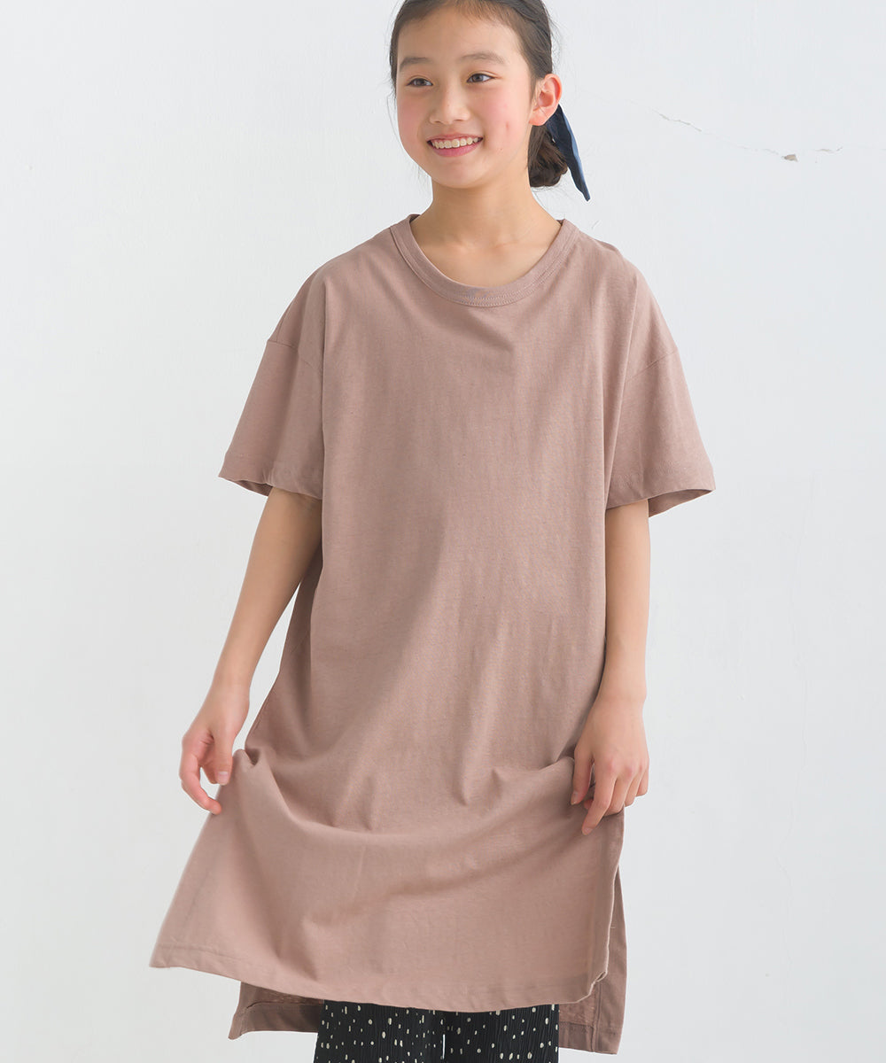 【OMNES】キッズ 綿麻カット ワンピース【1521-9034】