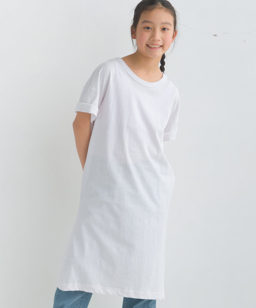 【OMNES】キッズ 綿麻カット ワンピース【1521-9034】