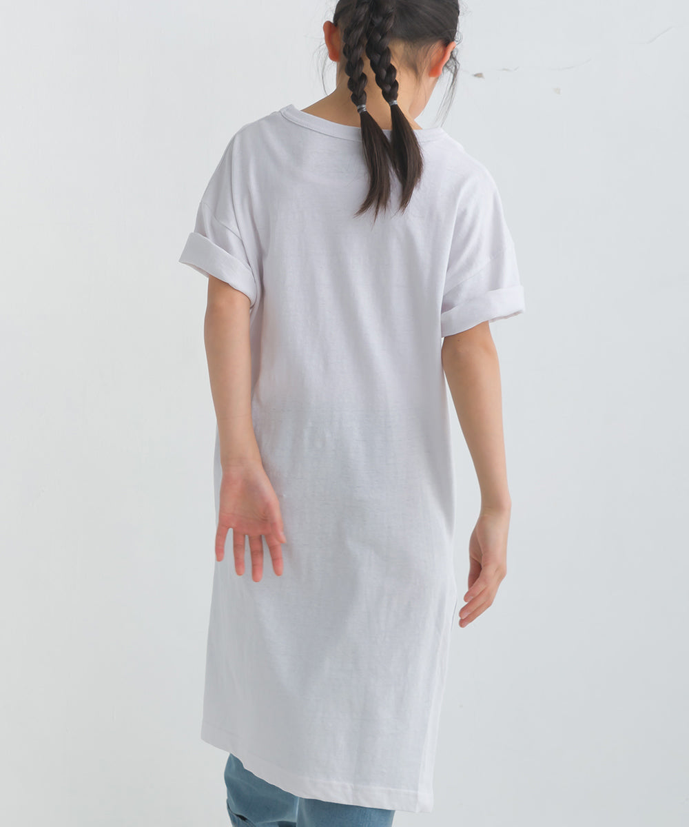 【OMNES】キッズ 綿麻カット ワンピース【1521-9034】