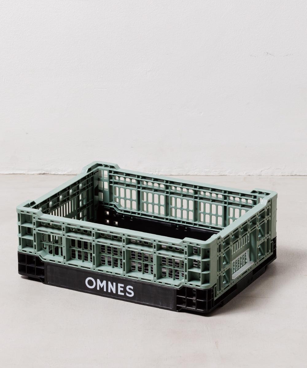 【OMNES】折り畳み式 メッシュスタッキングコンテナ 11L【1522-0083】