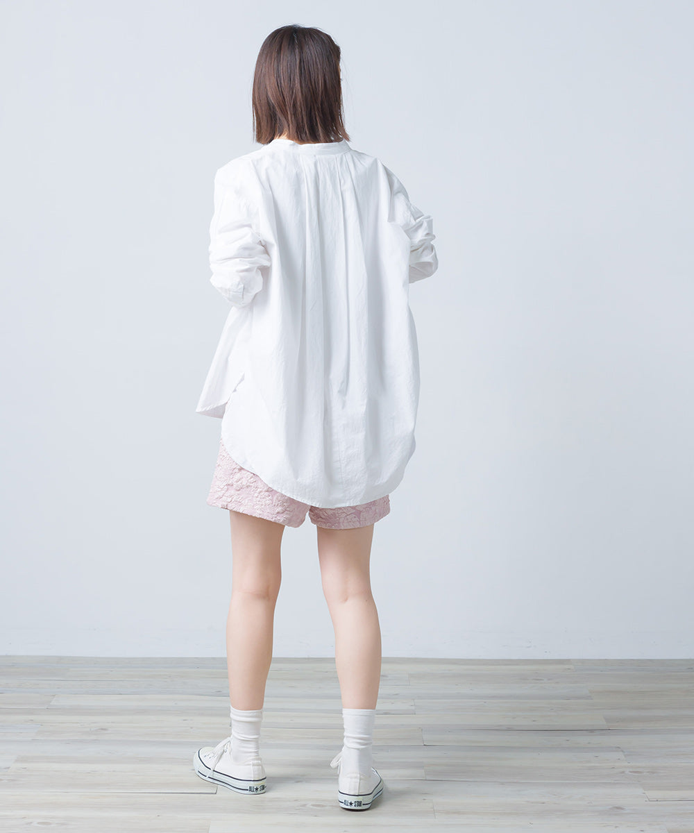 【OMNES】ふくれジャガードショートパンツ【1522-2096】