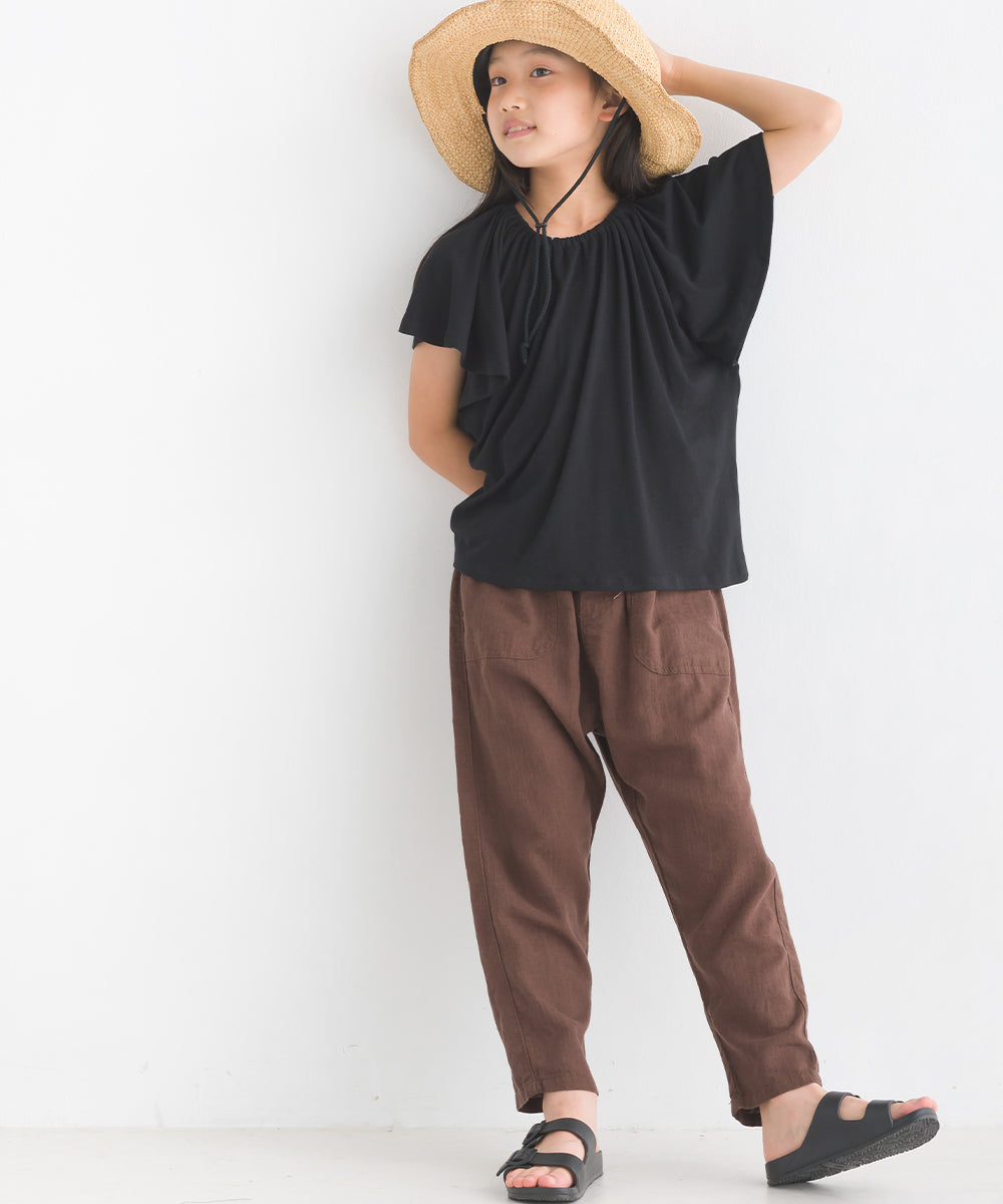 【OMNES】キッズ 2デザインプルオーバー半袖Tシャツ【1522-5243】