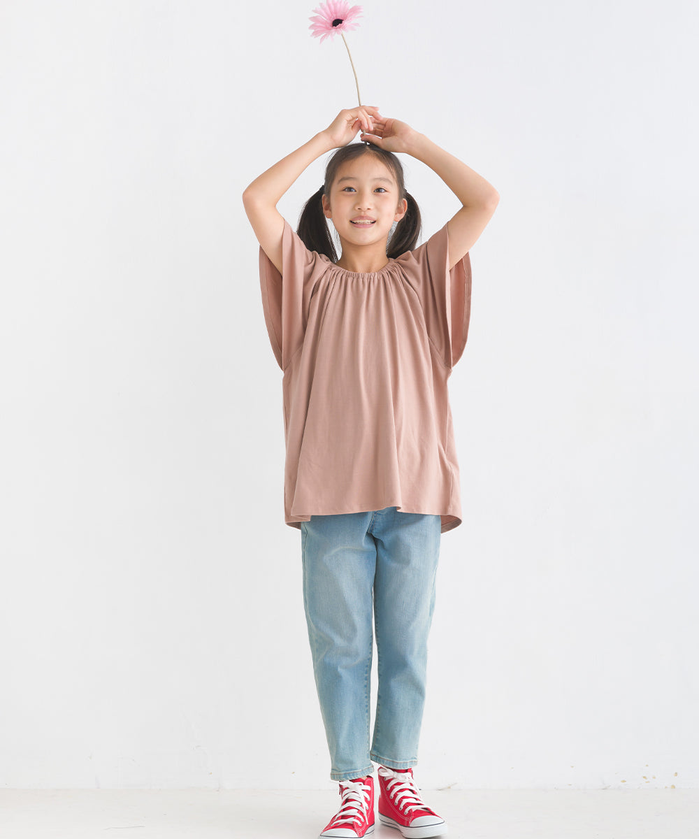 【OMNES】キッズ 2デザインプルオーバー半袖Tシャツ【1522-5243】