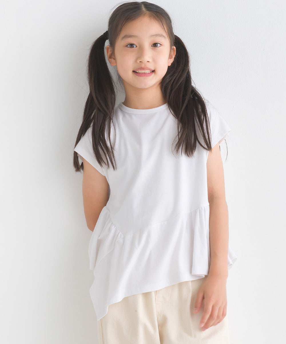 【OMNES】キッズ 2デザインプルオーバー半袖Tシャツ【1522-5243】