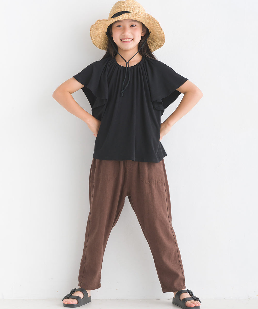 【OMNES】キッズ 2デザインプルオーバー半袖Tシャツ【1522-5243】