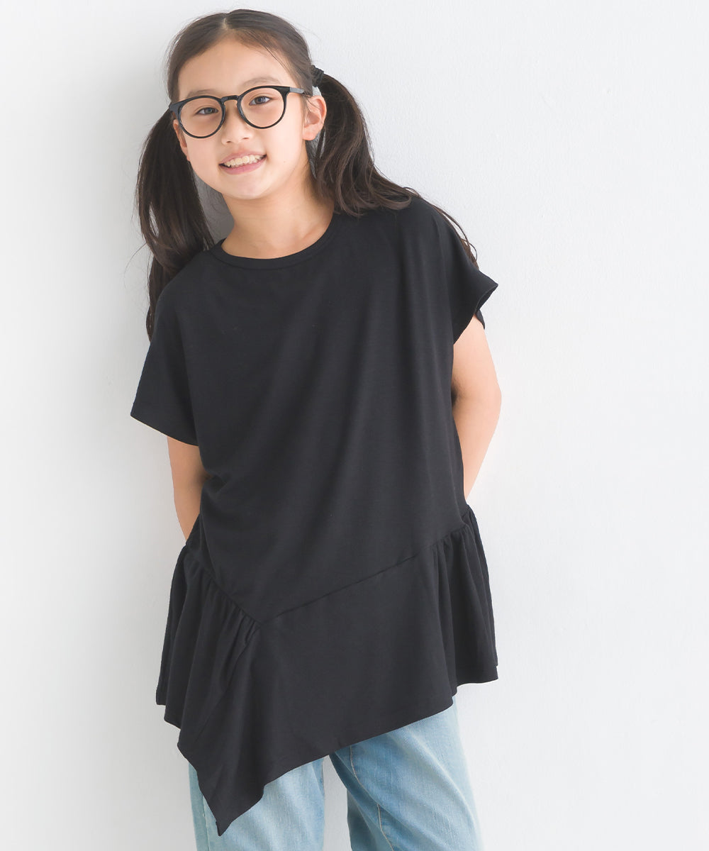【OMNES】キッズ 2デザインプルオーバー半袖Tシャツ【1522-5243】
