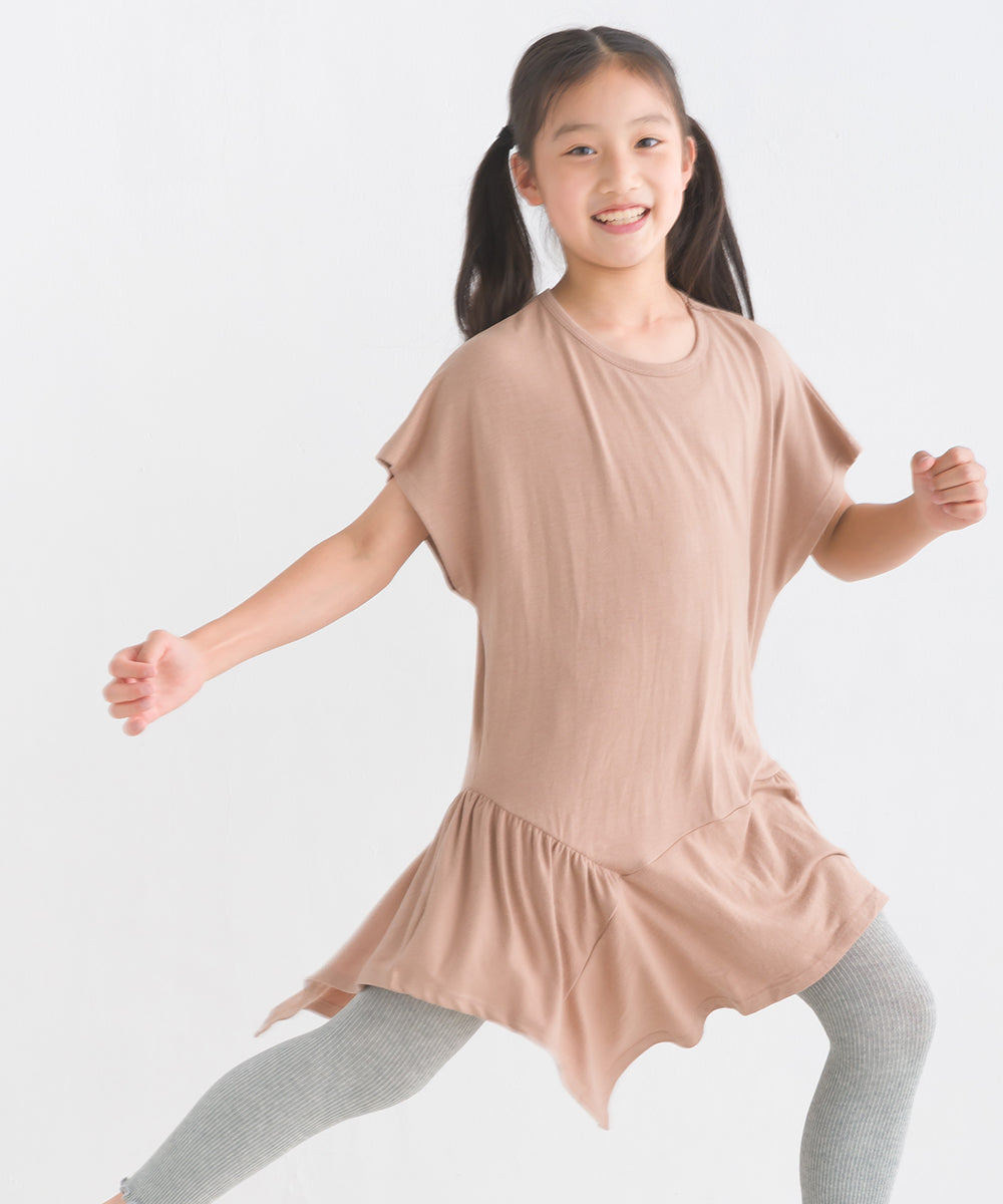 【OMNES】キッズ 2デザインプルオーバー半袖Tシャツ【1522-5243】