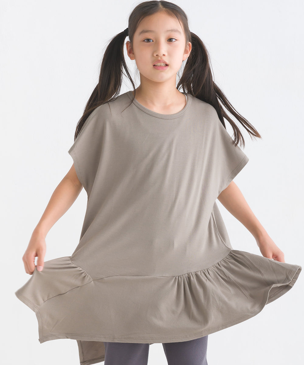 【OMNES】キッズ 2デザインプルオーバー半袖Tシャツ【1522-5243】