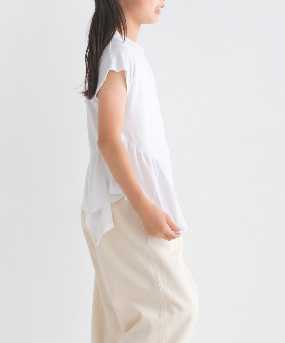 【OMNES】キッズ 2デザインプルオーバー半袖Tシャツ【1522-5243】