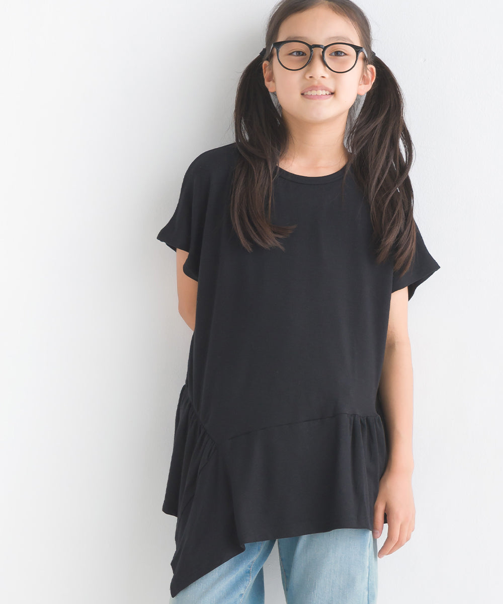 【OMNES】キッズ 2デザインプルオーバー半袖Tシャツ【1522-5243】