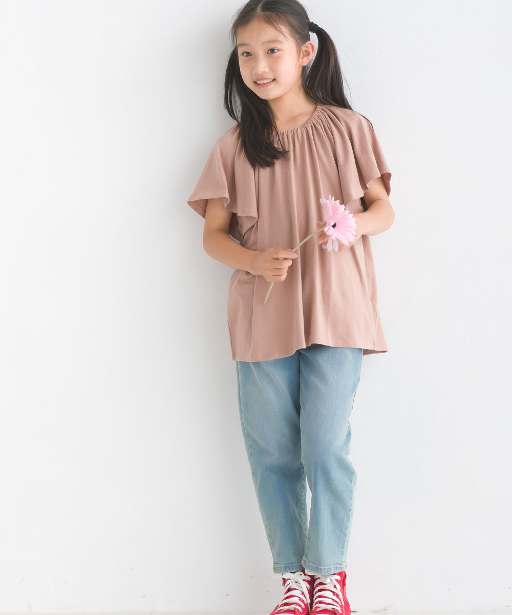 【OMNES】キッズ 2デザインプルオーバー半袖Tシャツ【1522-5243】