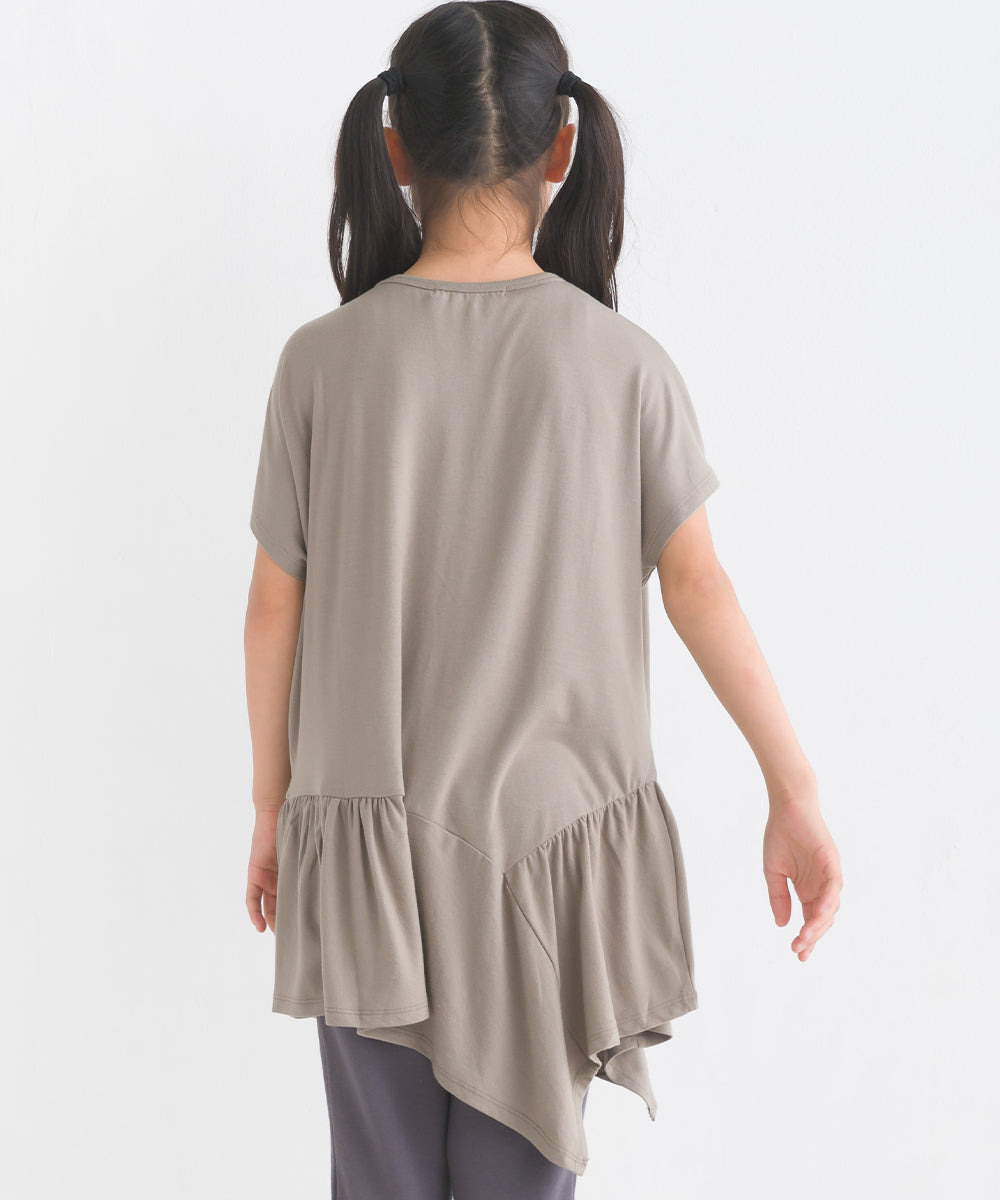 【OMNES】キッズ 2デザインプルオーバー半袖Tシャツ【1522-5243】