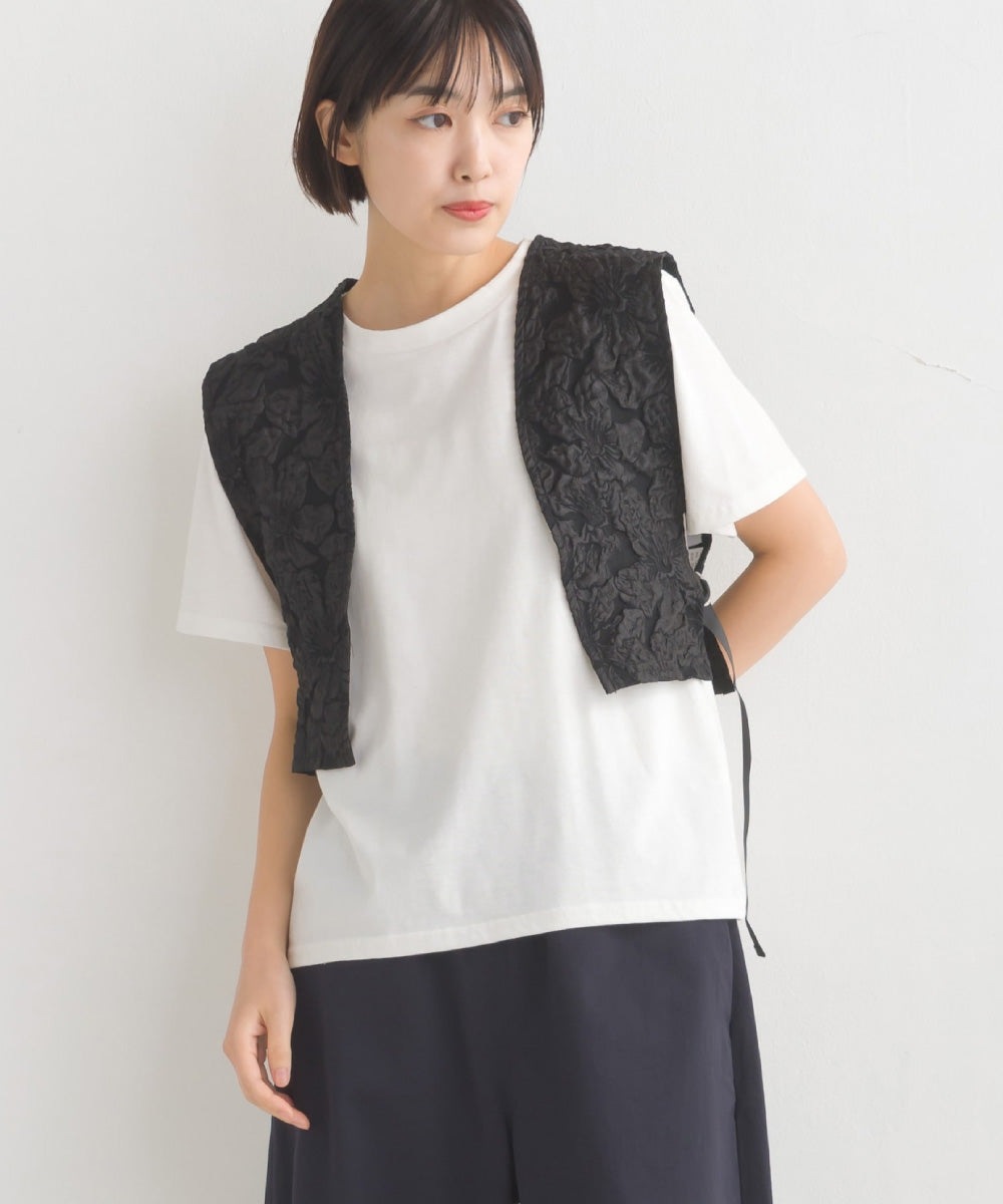 【OMNES】ふくれジャガードベスト Tシャツセット【1522-5266】