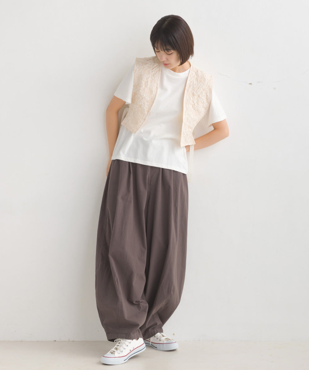 【OMNES】ふくれジャガードベスト Tシャツセット【1522-5266】
