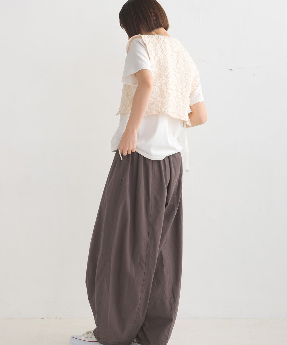 【OMNES】ふくれジャガードベスト Tシャツセット【1522-5266】