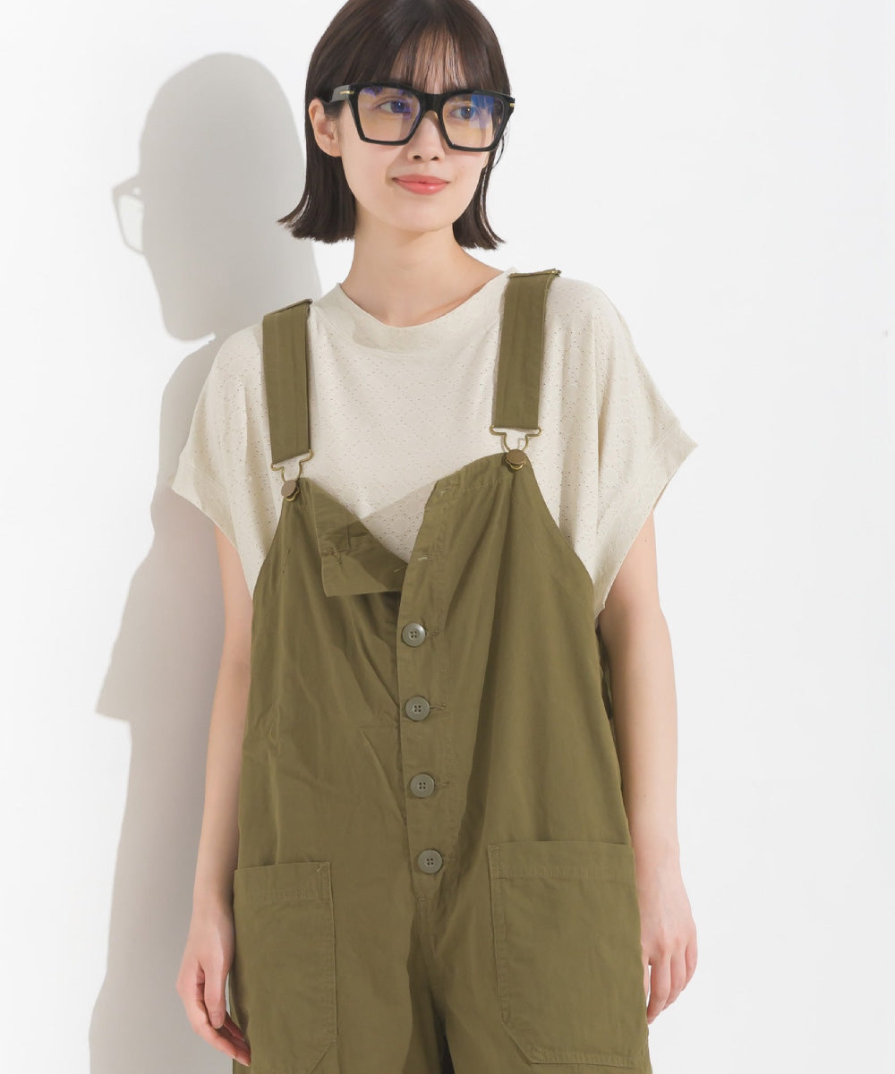【OMNES】レースカットソー オーバービッグTシャツ 半袖【1522-5267】