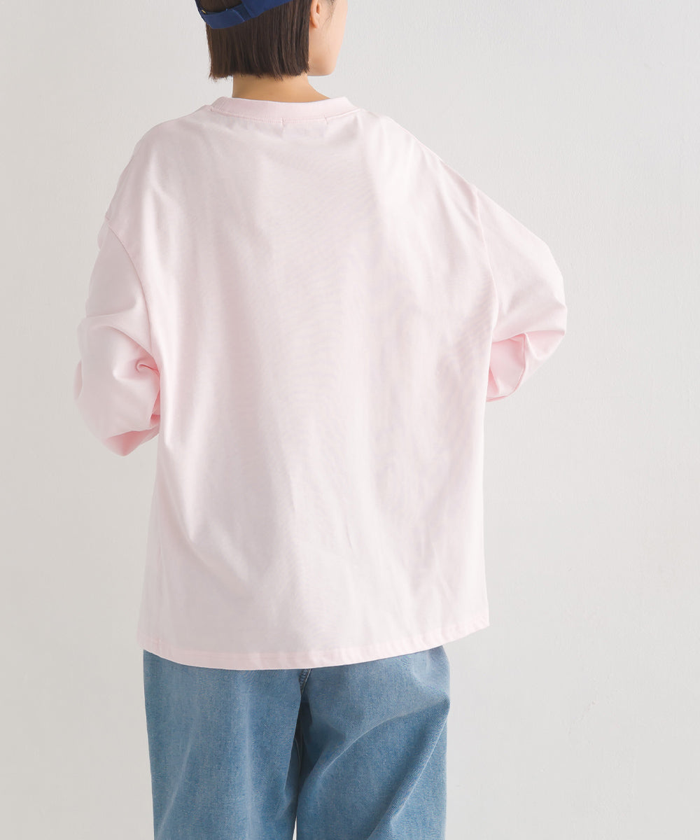 【OMNES】袖ボリューム長袖Tシャツ【1522-5270】