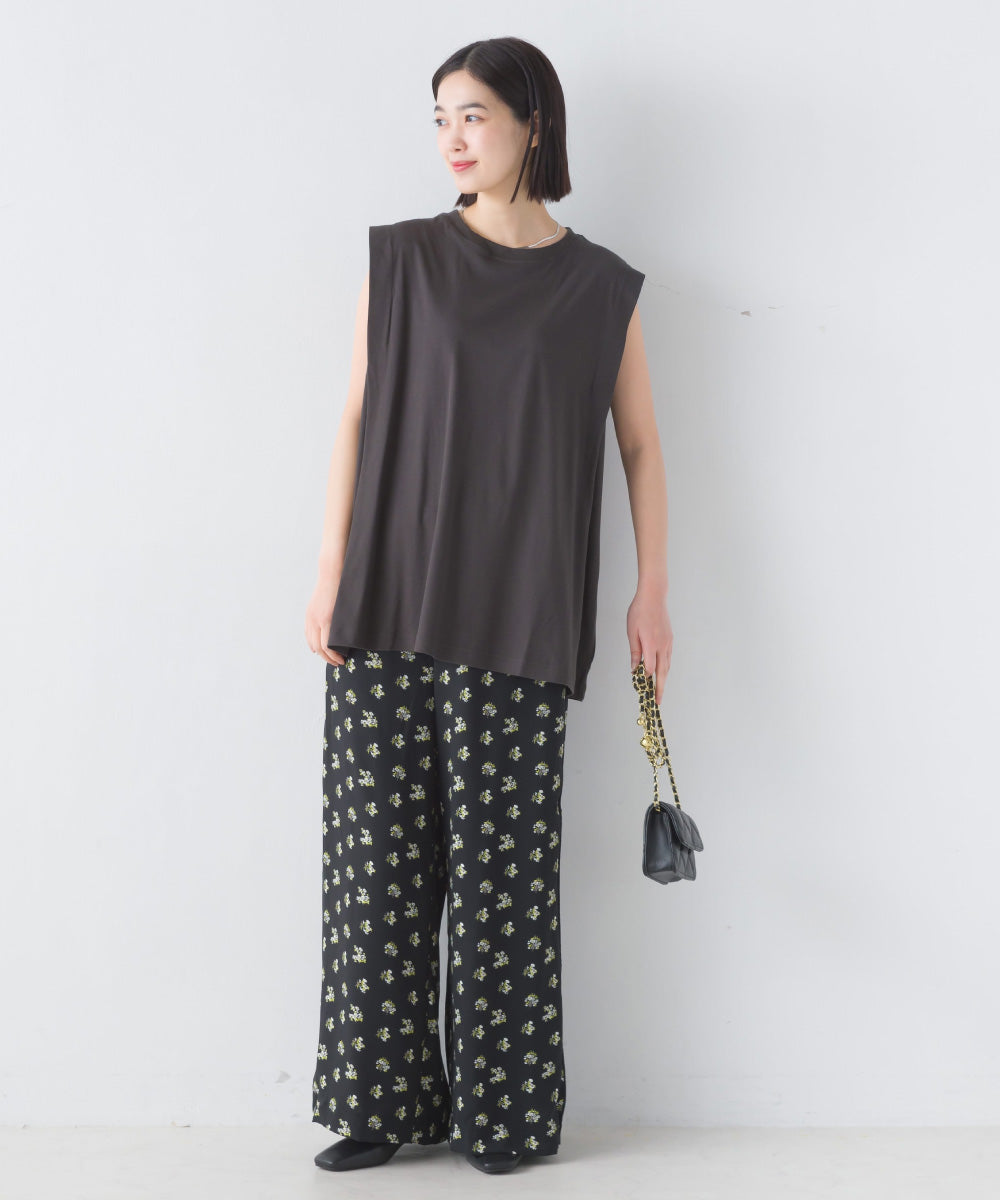 【OMNES】汗じみ防止UV タックノースリーブTシャツ【1522-5287】
