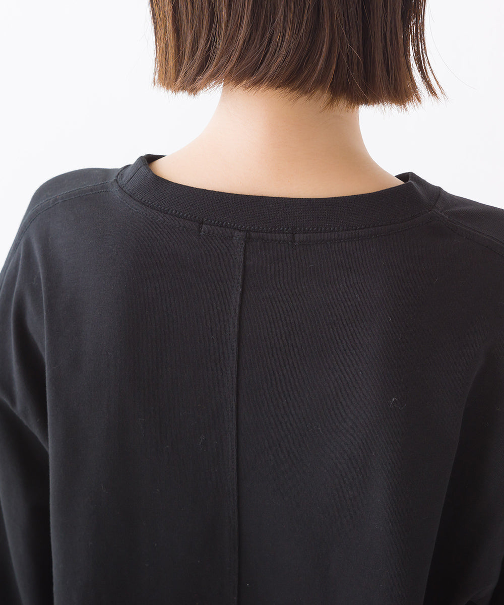 【OMNES】袖ボリューム5分袖Tシャツ【1522-5304】