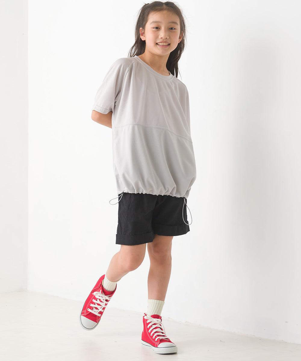 【Vissel×OMNES】キッズ ポケット付きメッシュ半袖Tシャツ ヴィッセル神戸コラボTシャツ【1522-5312】