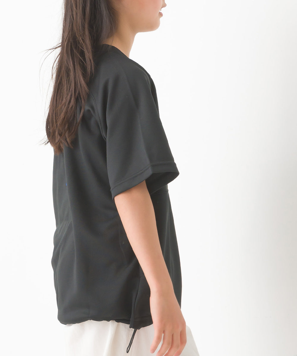 【Vissel×OMNES】キッズ ポケット付きメッシュ半袖Tシャツ ヴィッセル神戸コラボTシャツ【1522-5312】