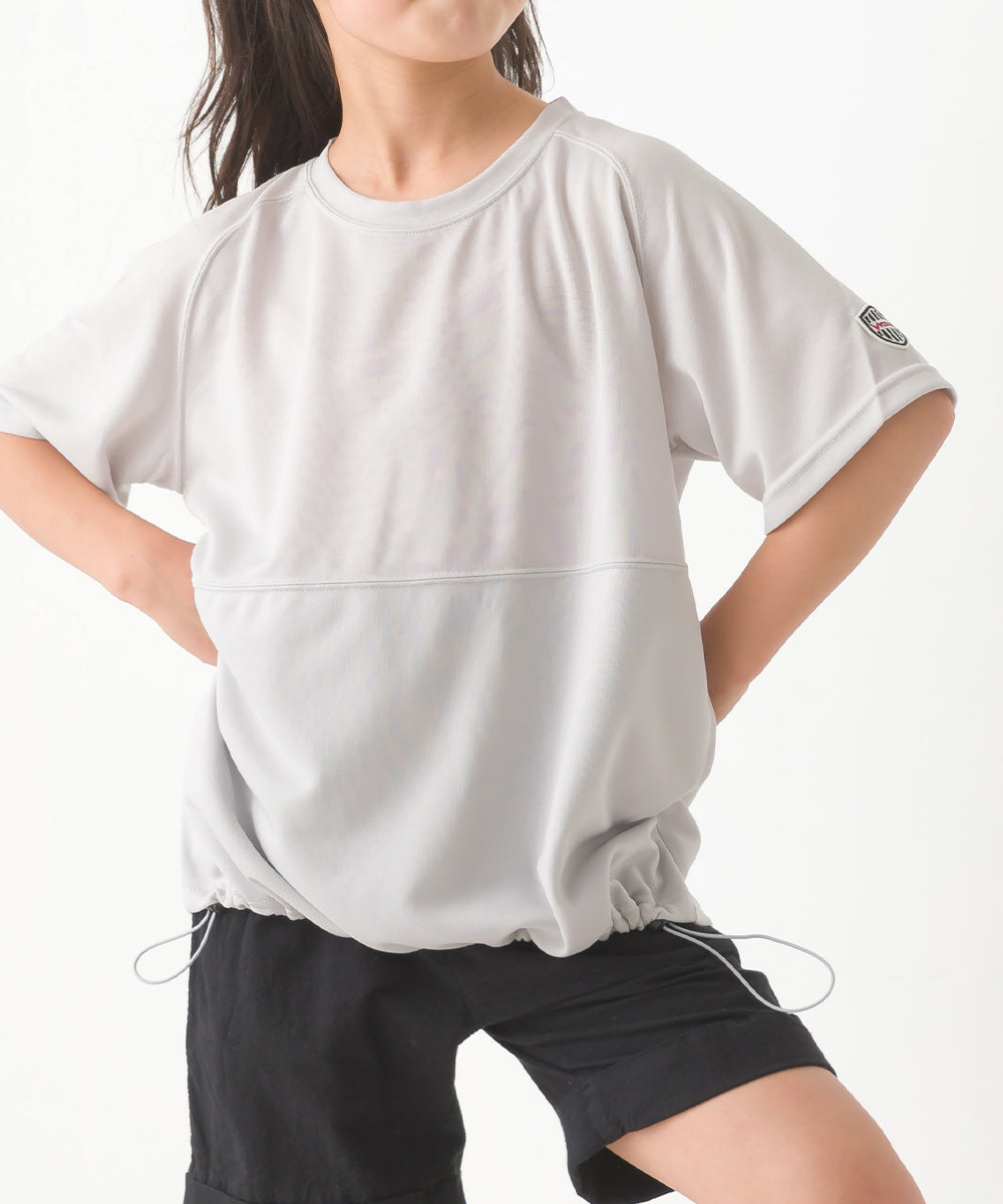 【Vissel×OMNES】キッズ ポケット付きメッシュ半袖Tシャツ ヴィッセル神戸コラボTシャツ【1522-5312】