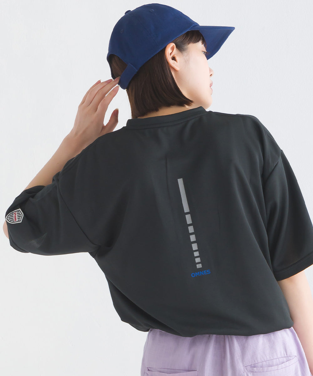 【Vissel×OMNES】ユニセックス プリントメッシュ半袖Tシャツ ヴィッセル神戸コラボTシャツ【1522-5319】