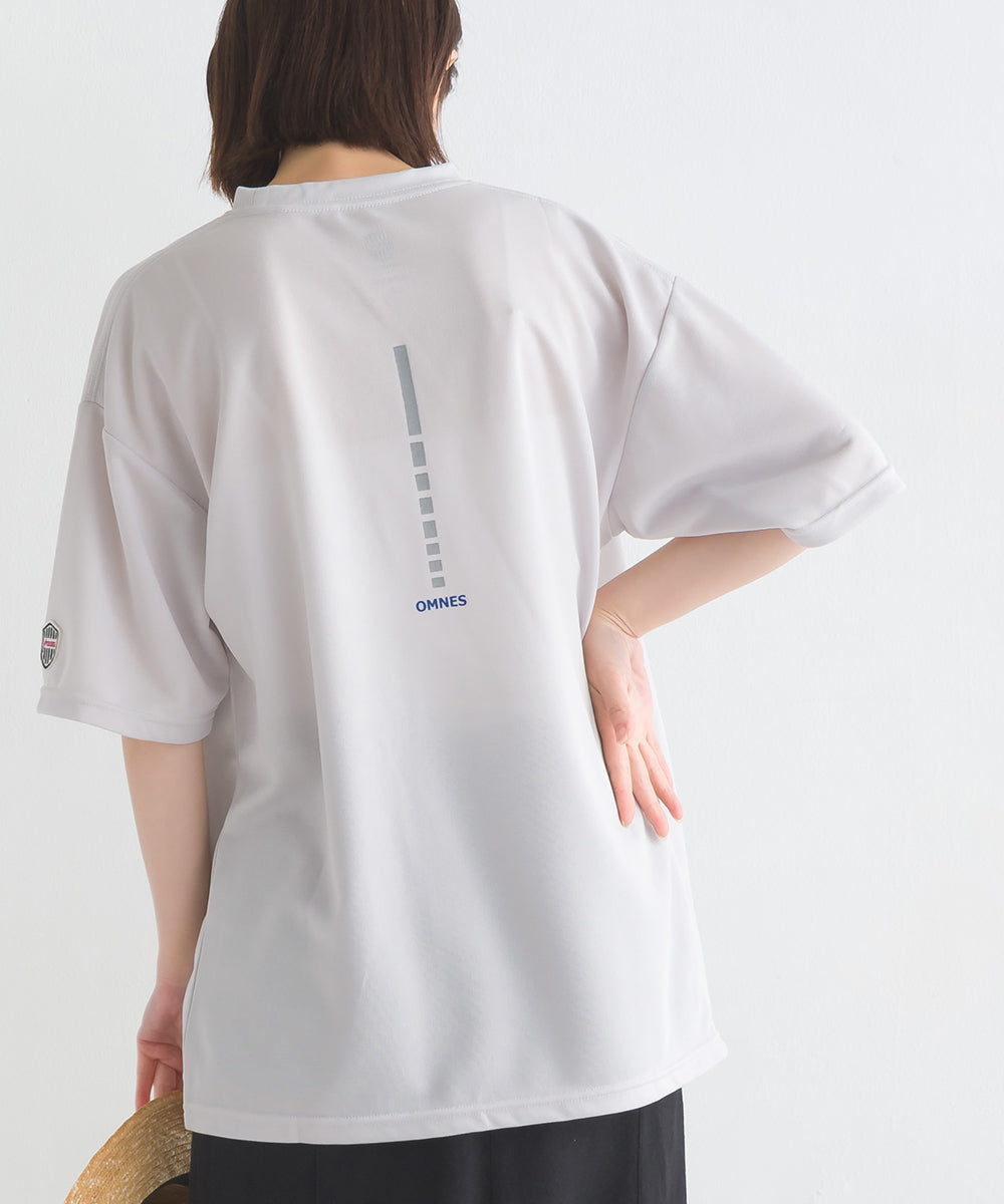 【Vissel×OMNES】ユニセックス プリントメッシュ半袖Tシャツ ヴィッセル神戸コラボTシャツ【1522-5319】