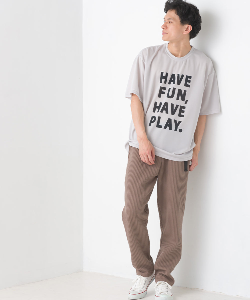 【Vissel×OMNES】ユニセックス プリントメッシュ半袖Tシャツ ヴィッセル神戸コラボTシャツ【1522-5319】