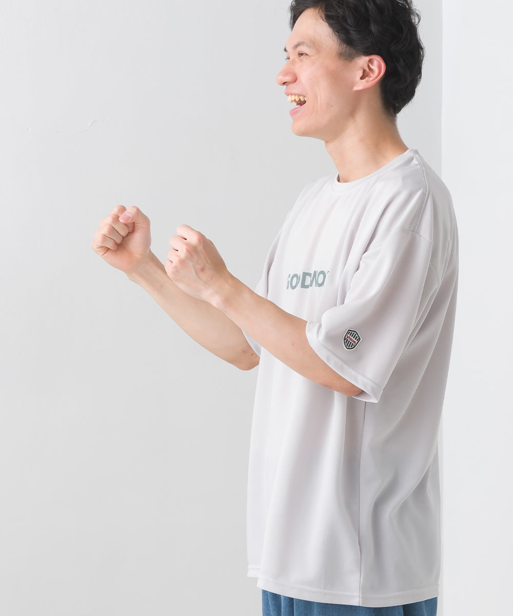 【Vissel×OMNES】ユニセックス プリントメッシュ半袖Tシャツ ヴィッセル神戸コラボTシャツ【1522-5319】