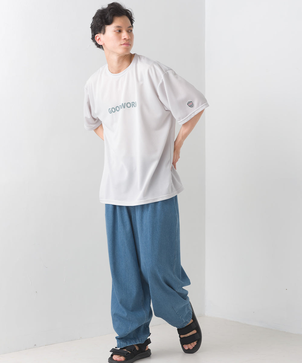 【Vissel×OMNES】ユニセックス プリントメッシュ半袖Tシャツ ヴィッセル神戸コラボTシャツ【1522-5319】