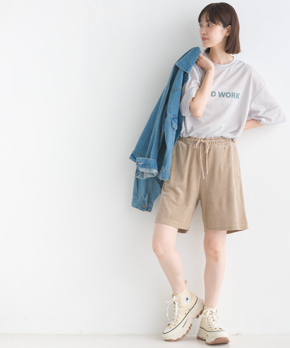 【Vissel×OMNES】ユニセックス プリントメッシュ半袖Tシャツ ヴィッセル神戸コラボTシャツ【1522-5319】