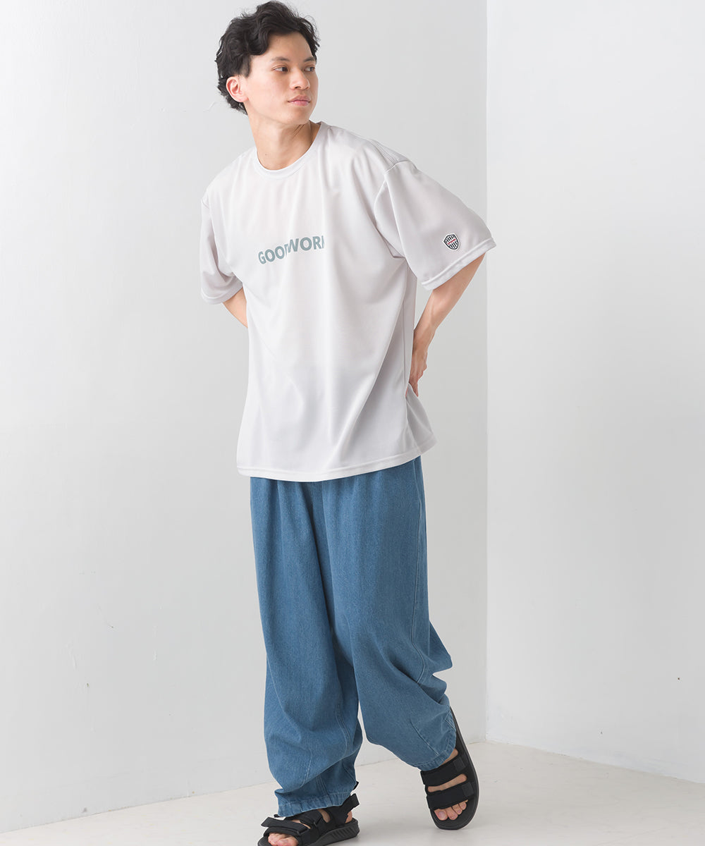 【Vissel×OMNES】ユニセックス プリントメッシュ半袖Tシャツ ヴィッセル神戸コラボTシャツ【1522-5319】