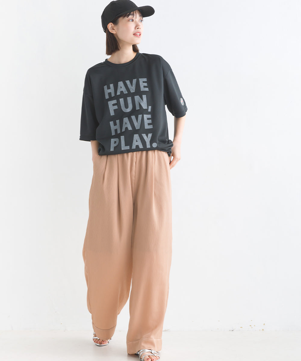 【Vissel×OMNES】ユニセックス プリントメッシュ半袖Tシャツ ヴィッセル神戸コラボTシャツ【1522-5319】