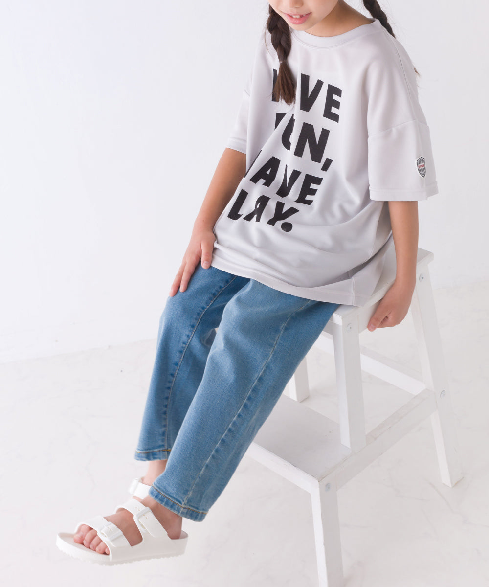 【Vissel×OMNES】キッズ プリントメッシュ半袖Tシャツ ヴィッセル神戸コラボTシャツ【1522-5320】