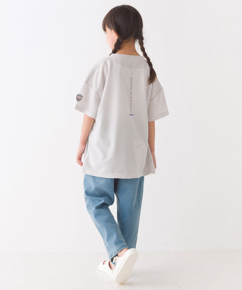 【Vissel×OMNES】キッズ プリントメッシュ半袖Tシャツ ヴィッセル神戸コラボTシャツ【1522-5320】