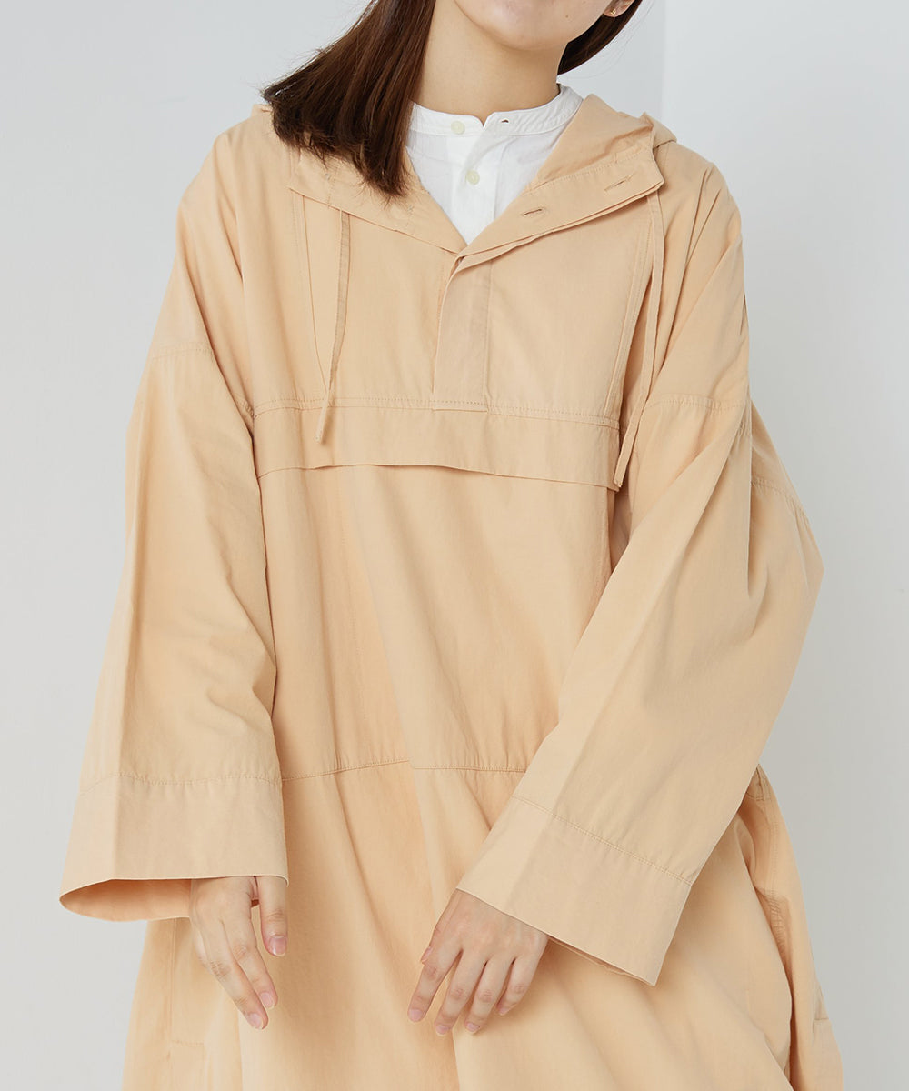 【OMNES】40ブロード フード付きポンチョコート【1522-7113】