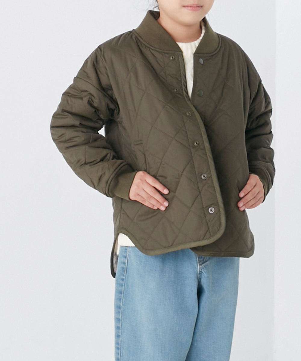【OMNES】キッズ 裏ファーキルティングブルゾン【1522-7147】