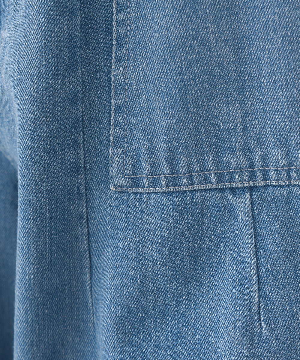 【OMNES】ワッシャーダンプ&デニム バルーンカーゴパンツ【1523-2135】