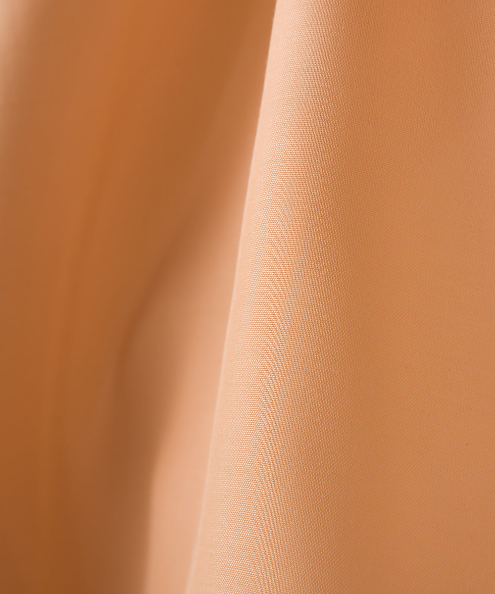 【OMNES】シアー オープンスリーブ アレンジシャツ【1523-4149】