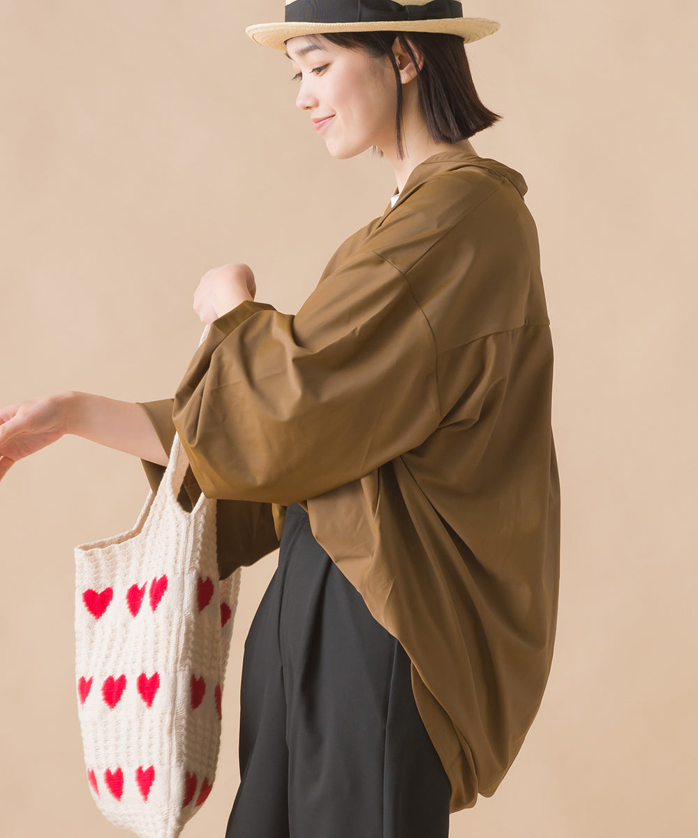 【OMNES】ラッシュガードスキッパービッグシャツ【1523-5387】