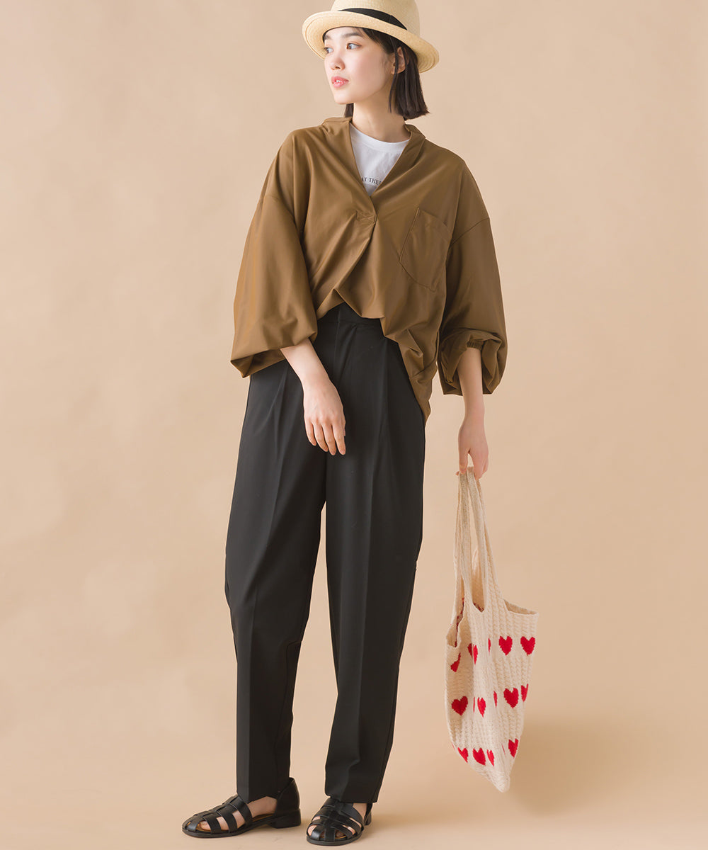 【OMNES】ラッシュガードスキッパービッグシャツ【1523-5387】