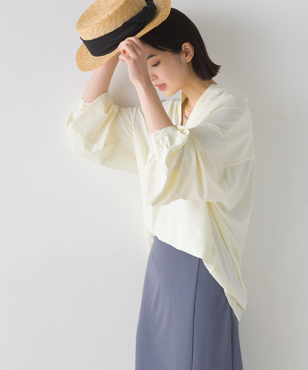 【OMNES】ラッシュガードスキッパービッグシャツ【1523-5387】