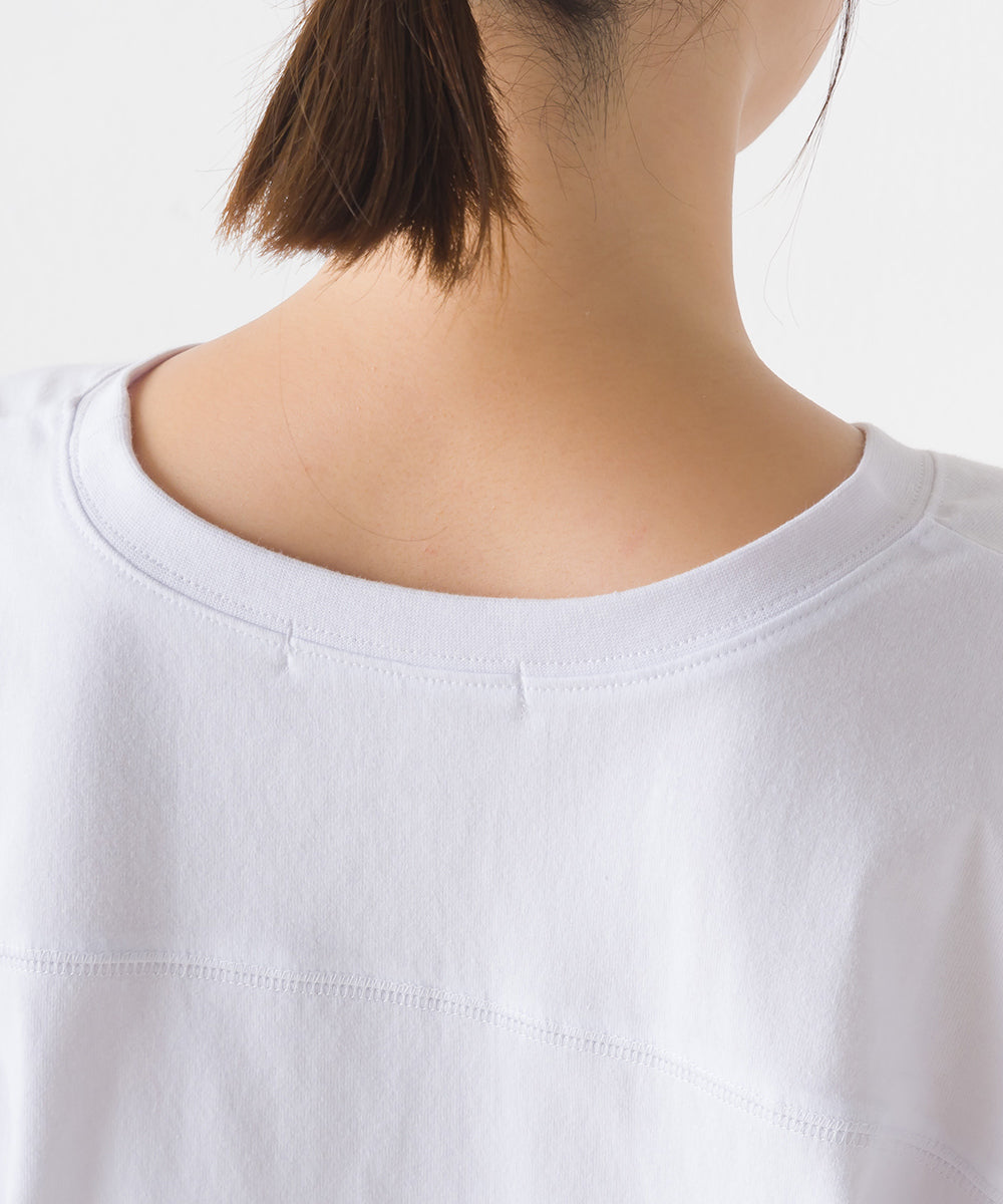 【OMNES】袖ボリュームタック長袖Tシャツ【1523-5412】