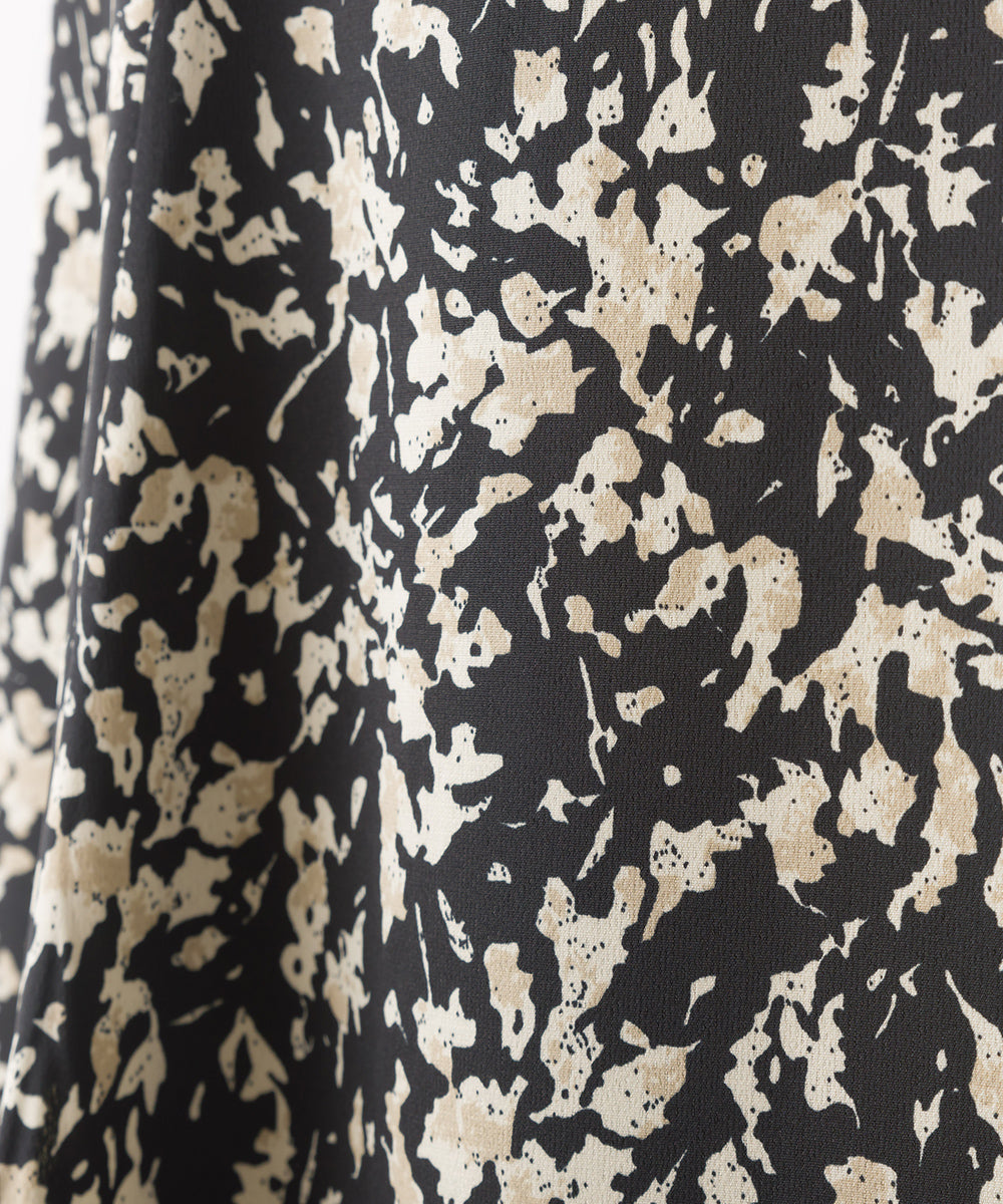 【OMNES】シフォンジョーゼットフラワーマーメイドスカート【1523-8044】