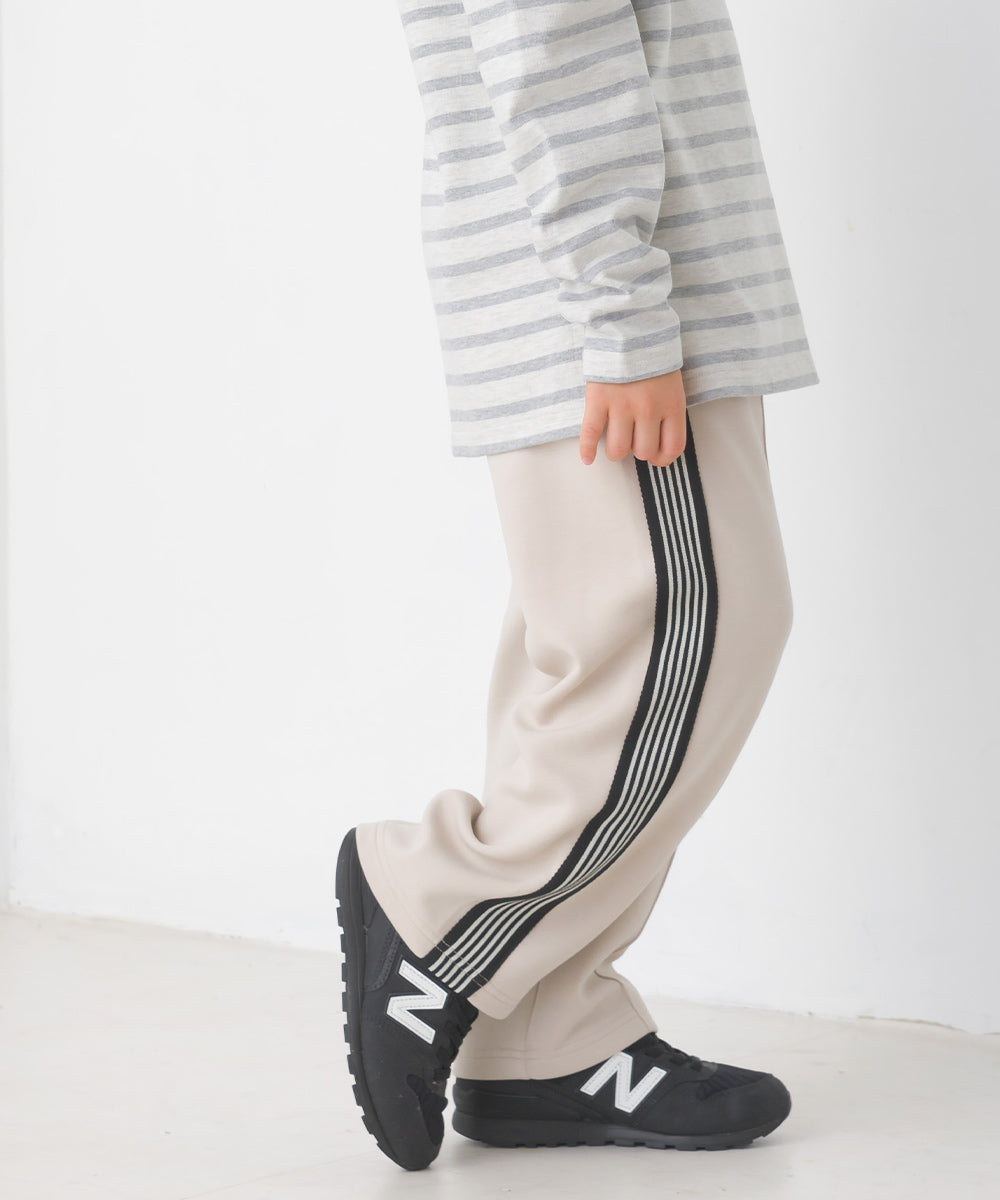 【OMNES】キッズダンボールニットライン入りトラックパンツ【1524-2167】