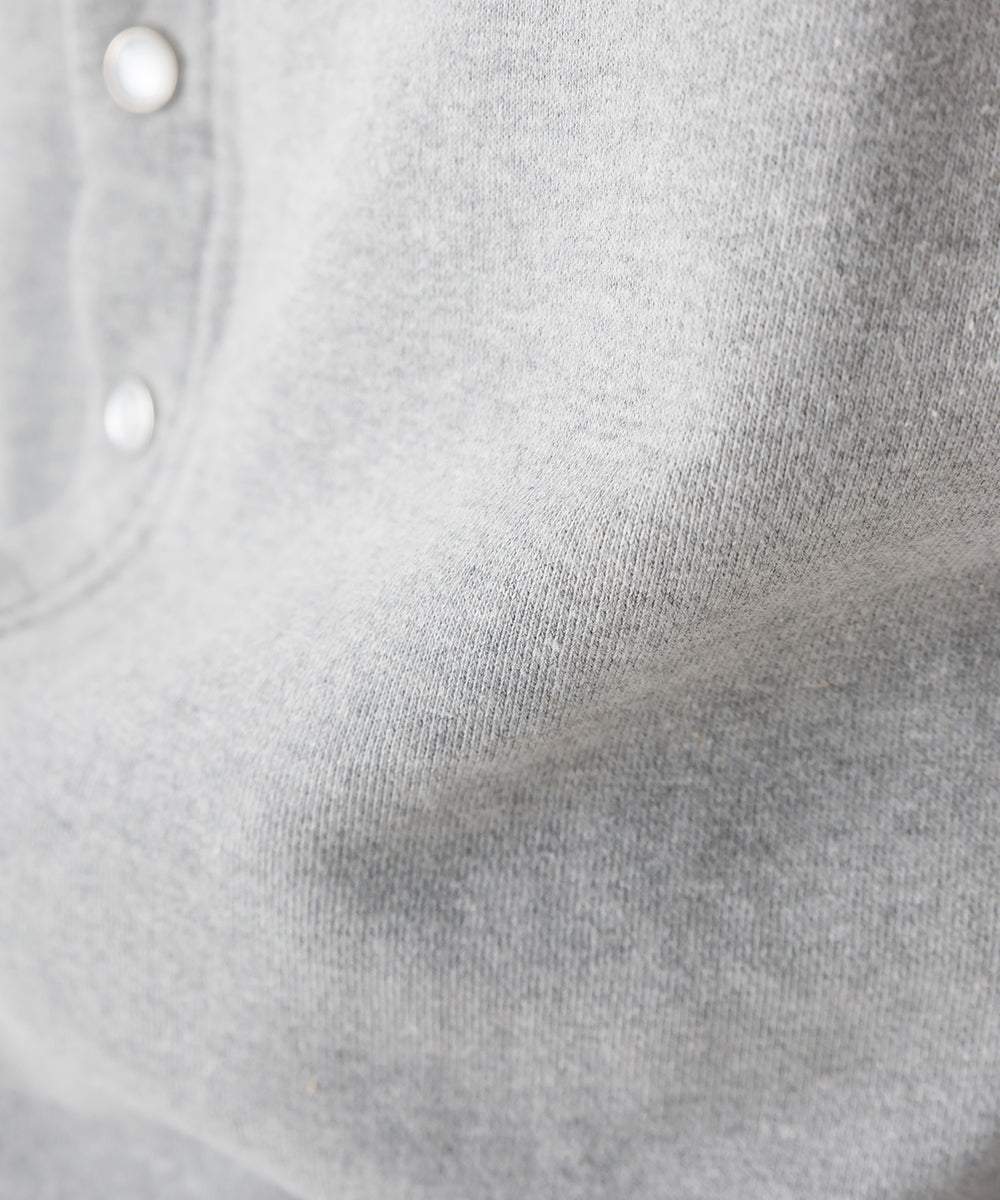 【OMNES】メンズ 裏毛スウェット パールドットカーディガン【1524-5477】