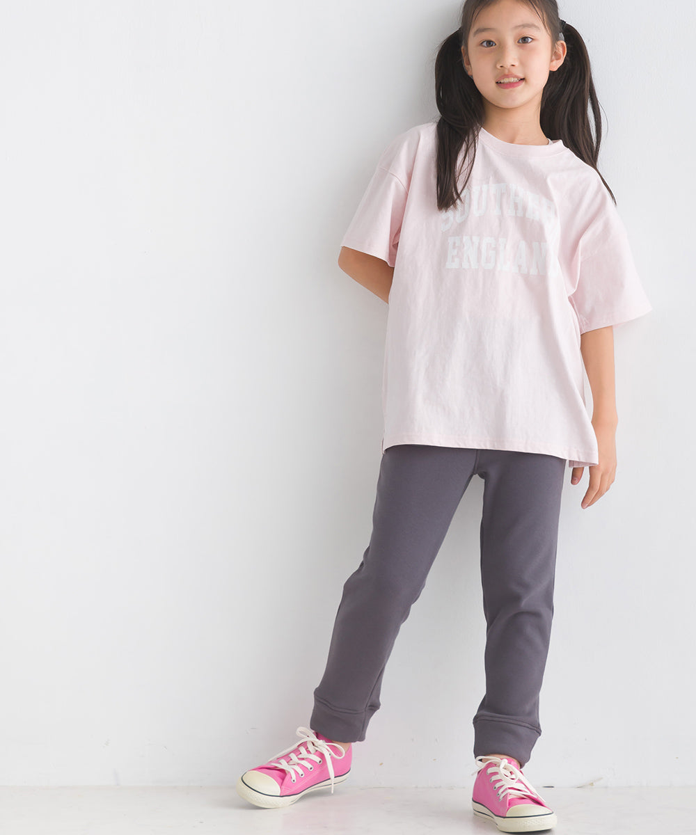 【OMNES】キッズ バイオポリウォッシュプリント半袖Tシャツ【1524-5514】