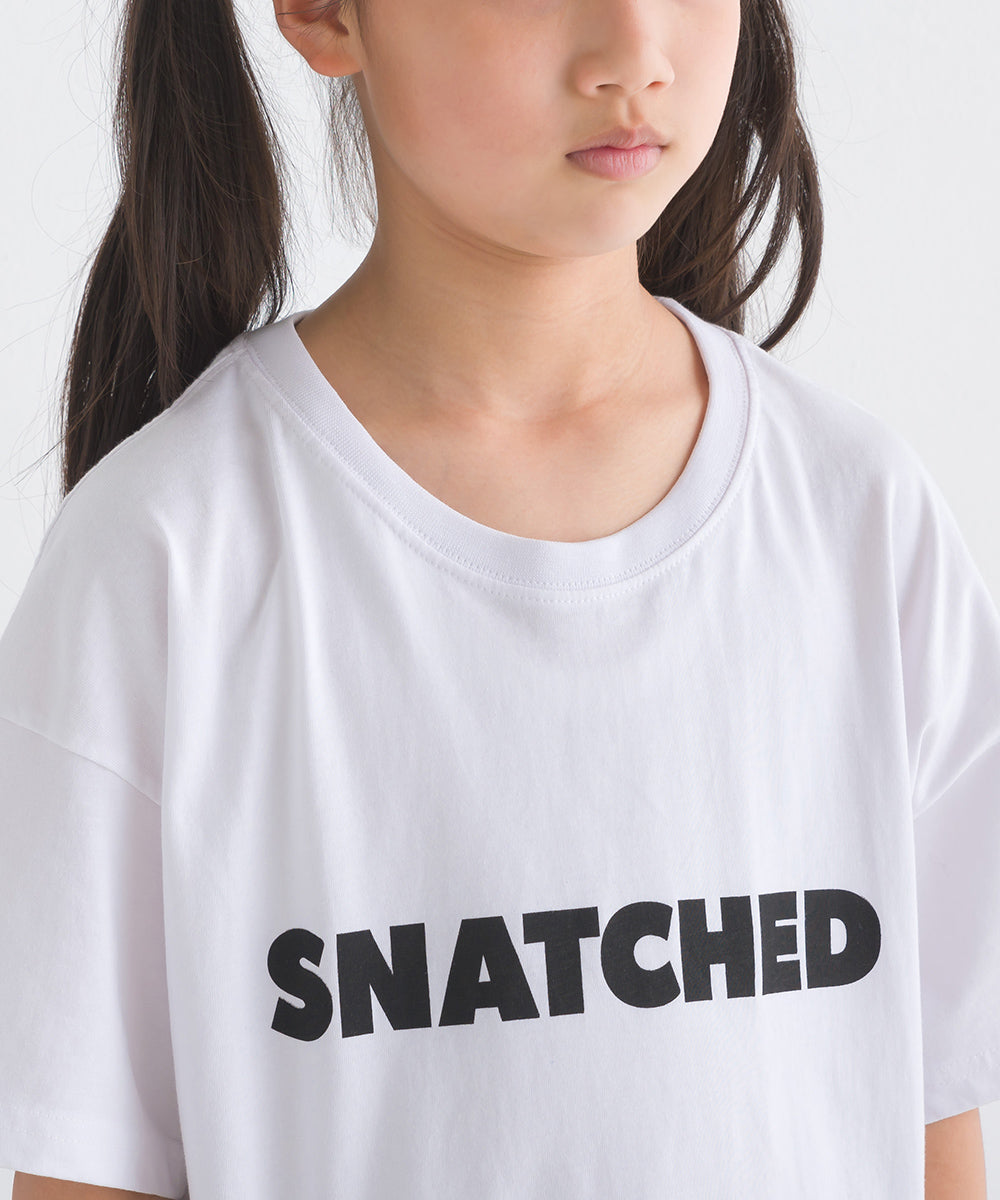 【OMNES】キッズ バイオポリウォッシュプリント半袖Tシャツ【1524-5514】
